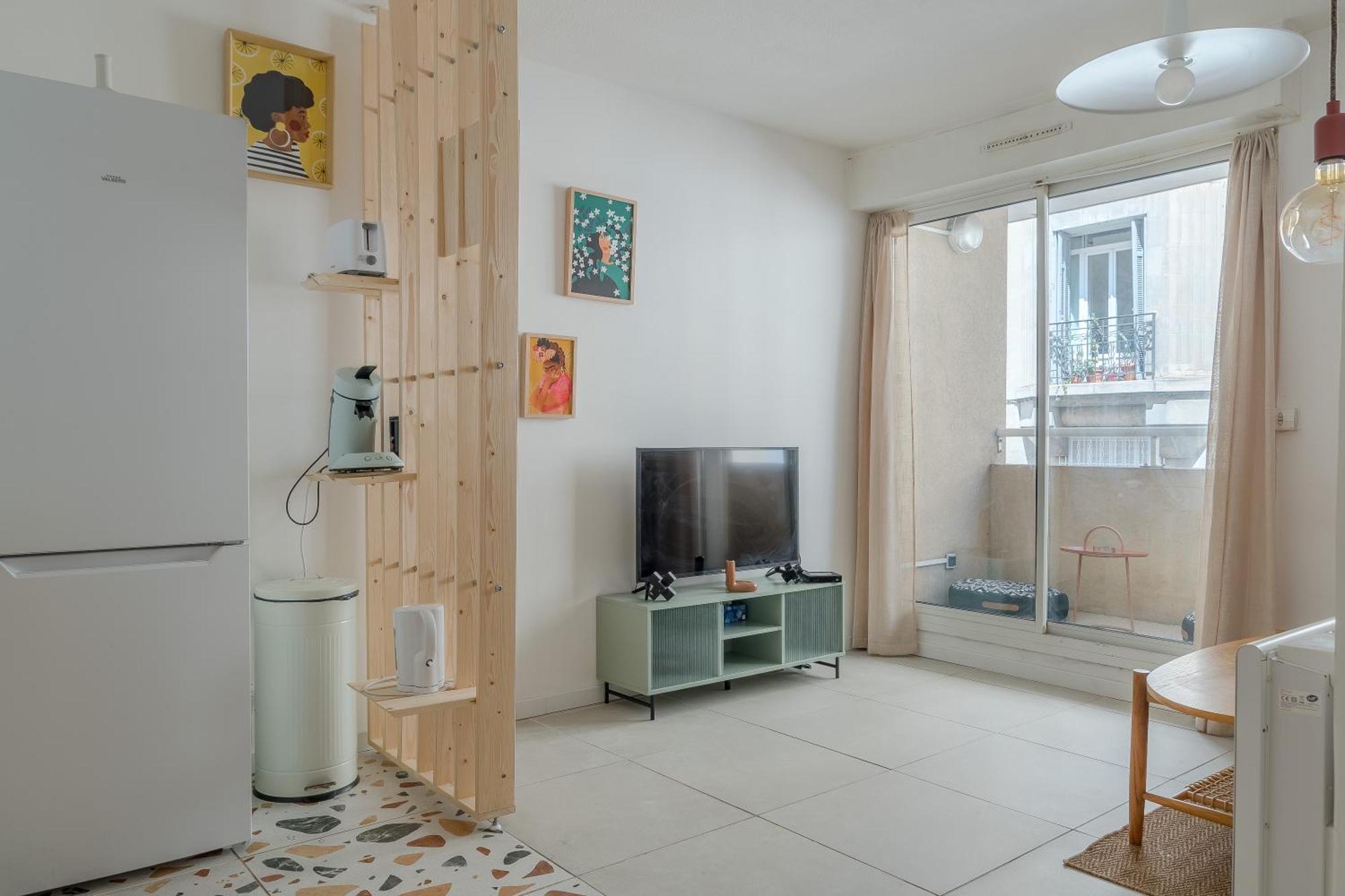 Charmant T2 Avec Balcon - Chaves Marseille Bagian luar foto